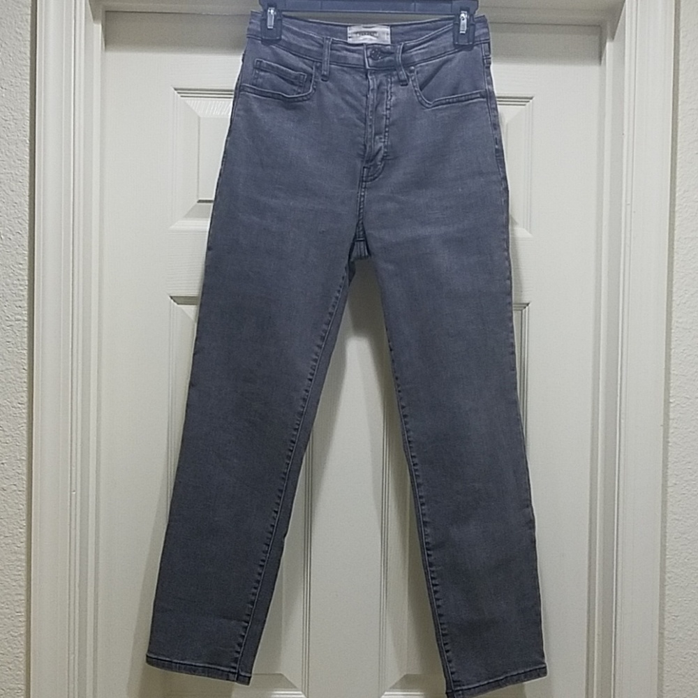 Everlane Washed Black Ankle Jeans